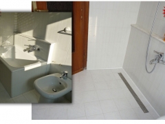 Trasformazione vasca in doccia prima e dopo il lavoro