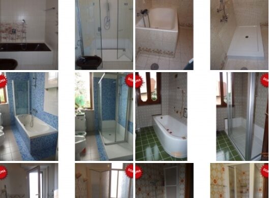 Più di 100 Idee per Sostituire la Vasca con una Doccia: fotografie